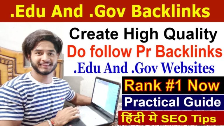SEO - Part 52 | Create High PR .edu and .gov backlinks | How to find .edu and .gov sites